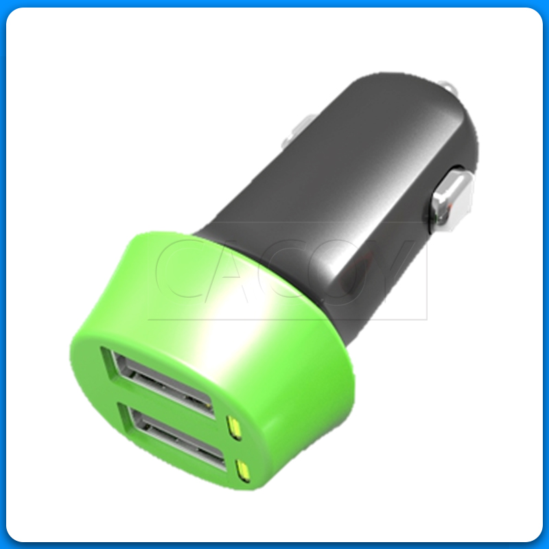 Capacity display 4.8A car charger